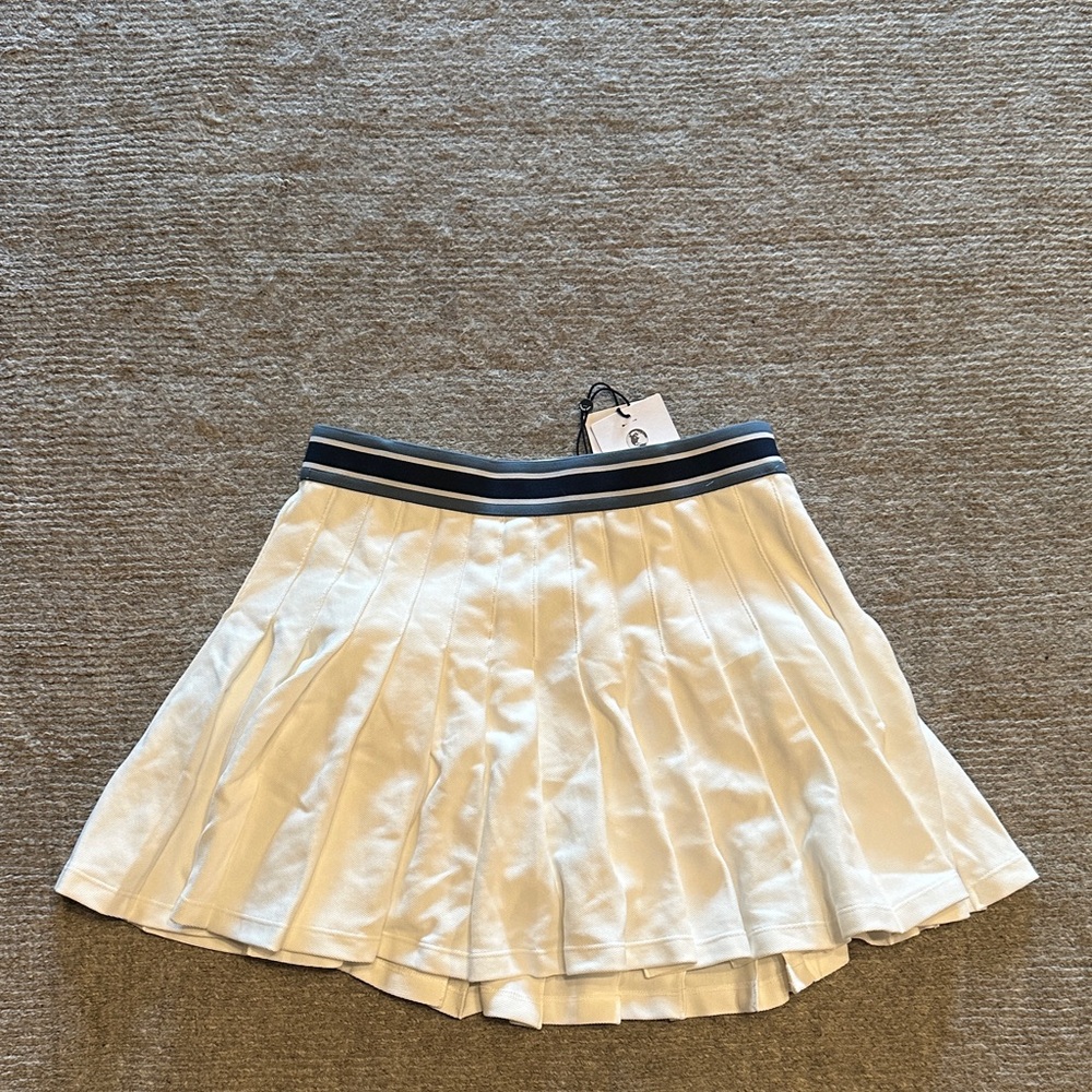 The Upside White Pleated Tennis Skirt